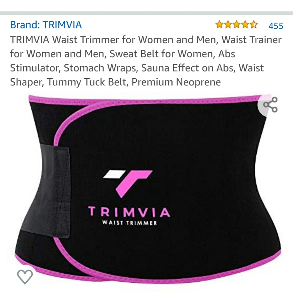 Medium trivia waist trimmer neoprene band